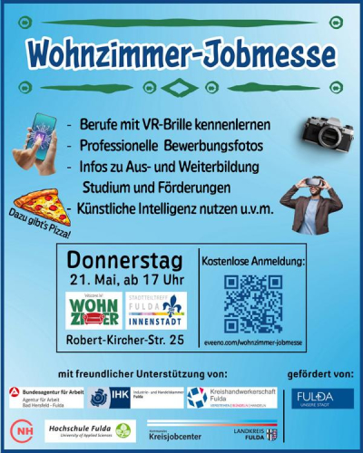 Wohnzimmer-Jobmesse